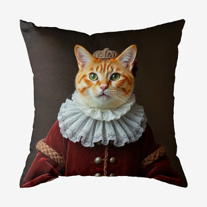 Funny Royal Cat Pillow