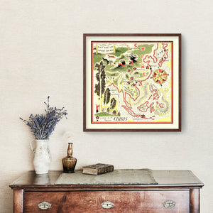 Vintage Map of China 1931