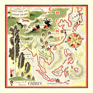 Vintage Map of China 1931