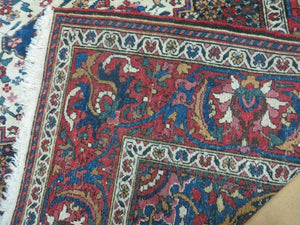 4' X 7' Vintage Handmade Turkish Floral Orient Medallion Wool Veg Dye Rug Nice