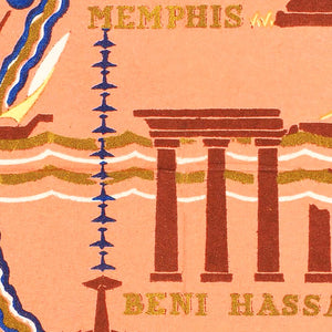 Vintage Map of Egypt 1937