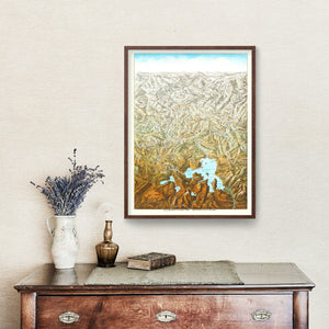 Vintage Map of Yellowstone National Park, 1895