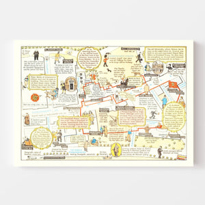 Vintage Map of Whitehall, 1948