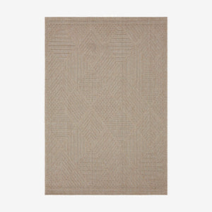 Fava Beige Machine Woven Rug