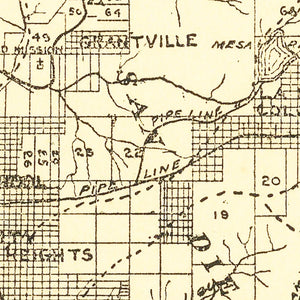 Vintage Map of San Diego, California 1895