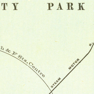 Vintage Map of San Diego, California 1912