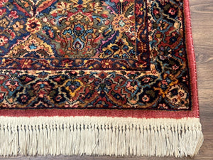 Karastan Rug 4x6, Multicolor Panel Kirman #717, Wool Original 700 Series Vintage