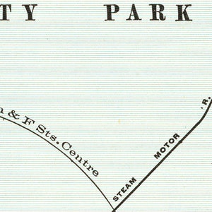 Vintage Map of San Diego, California 1893