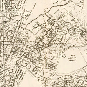 Vintage Map of Oakland, California 1903