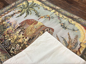 Vintage Tapestry 4 x 5.6, Adorned Elephant Pictorial