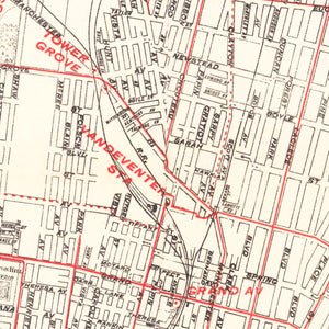 Vintage Map of St. Louis, Missouri 1894