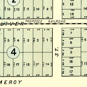 Vintage Map of Pizmo Beach, California 1887