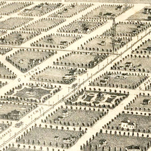 Vintage Map of Coronado Beach, California 1887