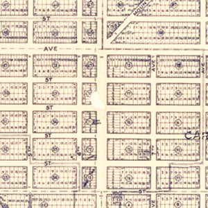 Vintage Map of Carmel-By-The-Sea, California 1920