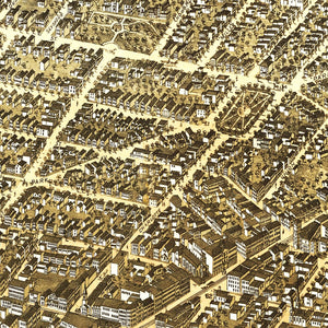 Vintage Map of Utica, New York 1873