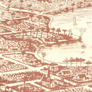 Vintage Map of Winter Park, Florida 1885