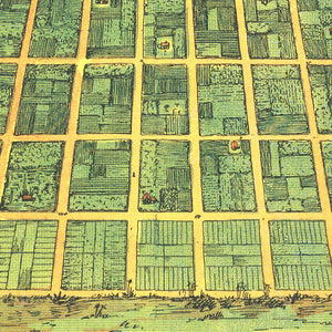 Vintage Map of Detroit, Florida 1911