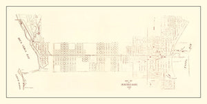 Vintage Map of St. Petersburg, Florida 1918