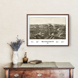 Vintage Map of Walden, New York 1887