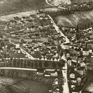 Vintage Map of Walden, New York 1887