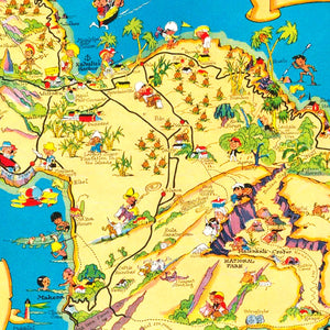 Vintage Map of Maui, 1931