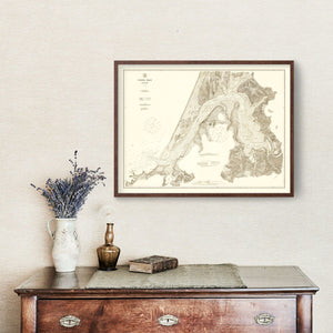 Vintage Map of Coos Bay, Oregon 1914