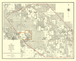 Vintage Map of Volk Field Air Base, 1902