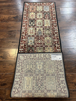 Panel Design Runner 2x8, Vintage Rug for Hallway, Multicolor, Nourison Rug