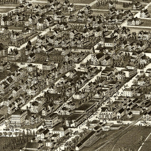 Vintage Map of Atlantic Highlands, New Jersey 1894
