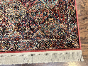 Karastan Rug 4x6 Multicolor Panel Kirman Rug #717, Wool Karastan Carpet, Original Collection 700 Series, Vintage, Rare Size