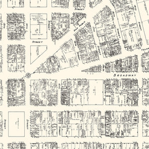 Vintage Map of Oakland, CA Business Section 1929