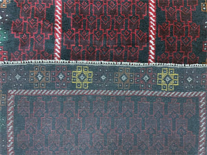 3 X 5 Vintage Handmade Tribal Wool Rug Baluchi Rug Afghan Rug Balouch Rug 3x4.7