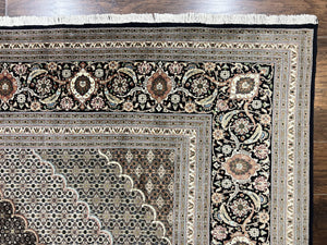 Exquisite Persian Tabriz Rug - 10x13, 400 KPSI, Herati Pattern