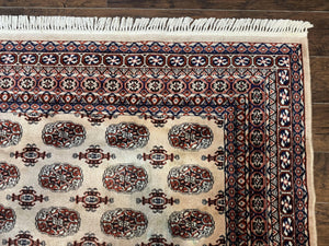 Karastan Rug 8.2 x 11.6 Beige Bokhara, Wool Pile, Vintage Discontinued Karastan Area Rug, Belgium Power Loomed Rug