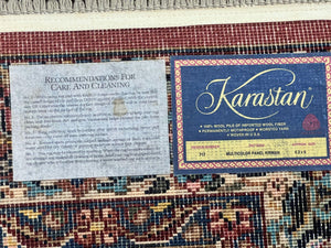 Karastan Rug 4x6 Multicolor Panel Kirman Rug #717, Wool Karastan Carpet, Original Collection 700 Series, Vintage, Rare Size