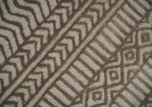 8x10 Hand Tufted Ivory and Bronze Stripes Pattern Rug Multi Size Living Room and Bedroom Rug | TRD6530810S