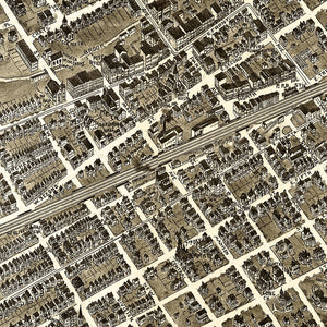 Vintage Map of Plainfield, New Jersey 1899