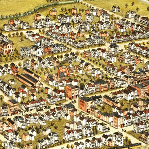 Vintage Map of Somerville, New Jersey 1882