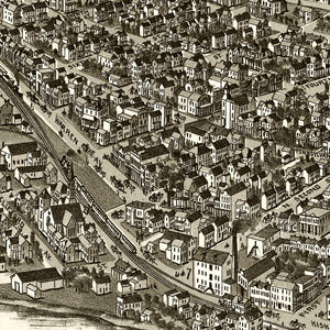 Vintage Map of Apollo, Pennsylvania 1896