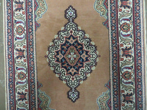 3' X 4' Vintage Handmade Turkish Kayseri Wool Cotton Rug Carpet Camel Hair Nice