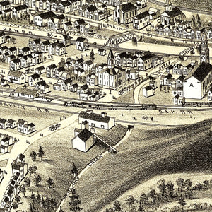 Vintage Map of Archbald, Pennsylvania 1892
