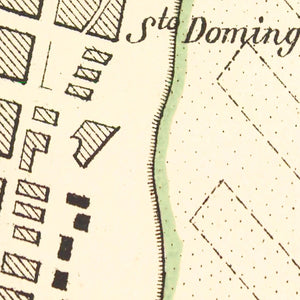 Vintage Map of Buenos Aires, Argentina 1884