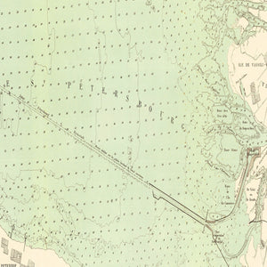 Vintage Map of Saint Petersburg, Russia 1884