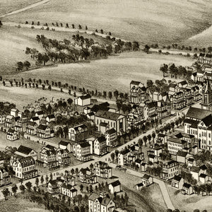 Vintage Map of Collegeville, Pennsylvania 1894