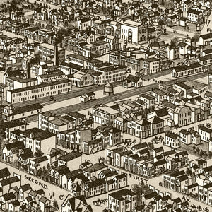 Vintage Map of Corry, Pennsylvania 1895