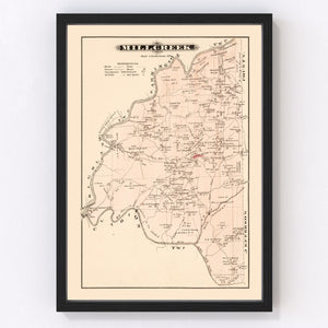 Vintage Map of Millcreek, Pennsylvania 1877
