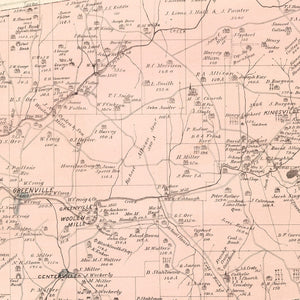 Vintage Map of Limestone, Pennsylvania 1877