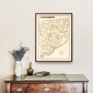 Vintage Map of Redbank, Pennsylvania 1877