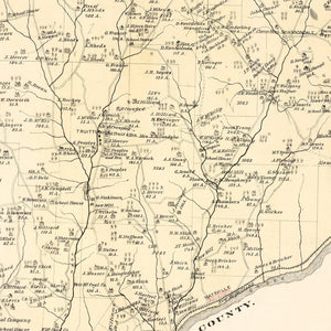 Vintage Map of Redbank, Pennsylvania 1877