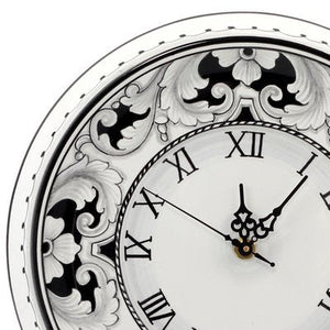 DERUTA VARIO NERO: Round Wall Clock